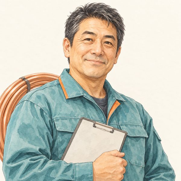 代表取締役 田原 健一のイラスト(架空の人物)