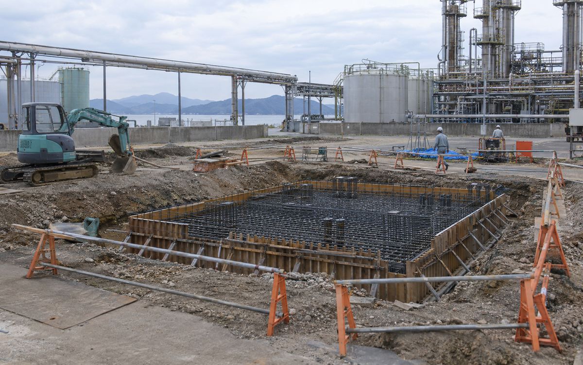 構内 機械基礎工事（イメージ写真）