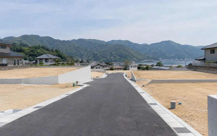 分譲地 造成・道路工事